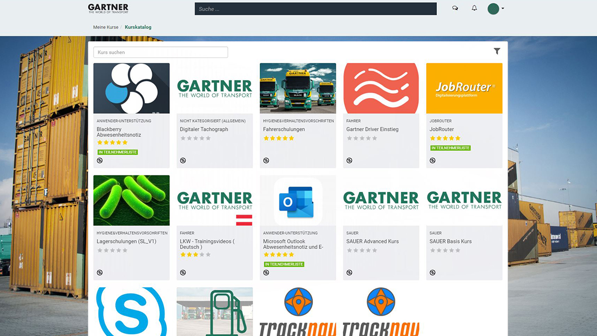 Gartner E-Learning Plattform